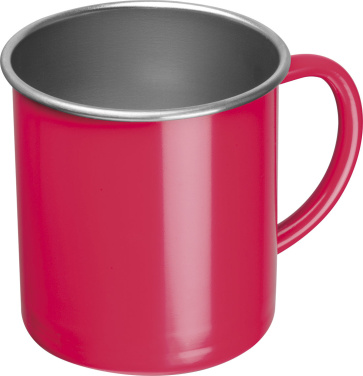 Logo trade promotional product photo of: Steel cup Trezzo