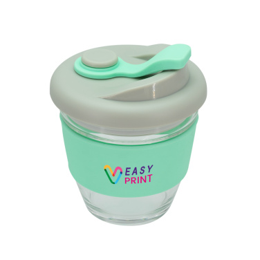 Logo trade promotional gift photo of: Glass coffee cup 227 ml