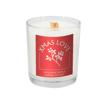 Logo trade promotional item photo of: Soy candle 190g Christmas love