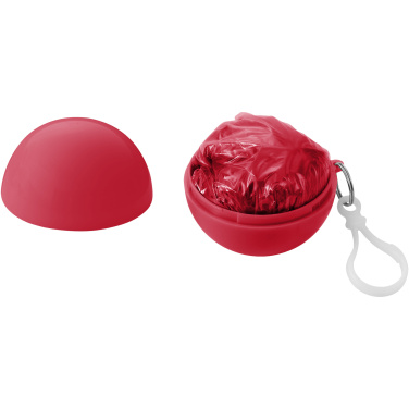 Logotrade business gift image of: Xina rain poncho in storage ball with keychain