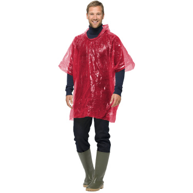 Logotrade advertising product picture of: Xina rain poncho in storage ball with keychain