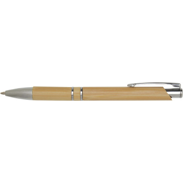 Logotrade promotional giveaway image of: Wicker bamboo ballpoint pen