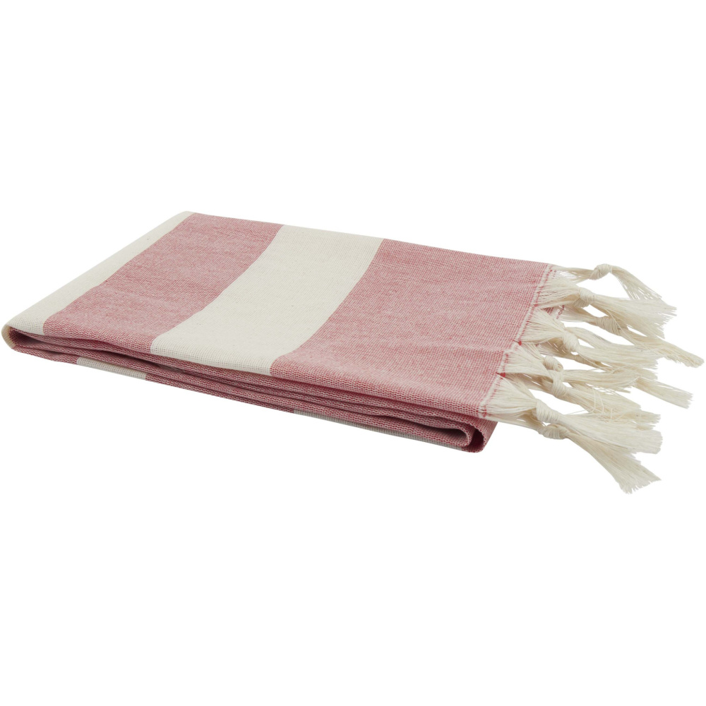 Logo trade promotional products image of: Anders hammam towel 147 x 75.5 cm