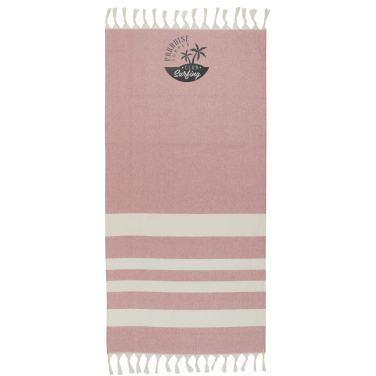 Logo trade promotional item photo of: Anders hammam towel 147 x 75.5 cm