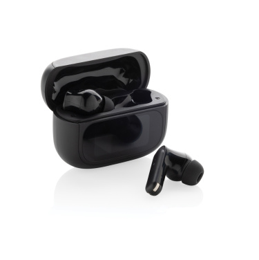 Logotrade corporate gift image of: Airtune RCS recycled plastic ANC earbuds with touch screen