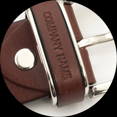 Logotrade advertising products photo of: Leather belt 502035000
