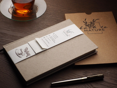Logo trade advertising products picture of: Recycled Tea Notebook 209734000