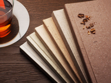 Logotrade promotional giveaway picture of: Recycled Coffee Notebook 209733900