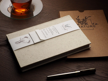 Logotrade advertising product image of: Recycled Elephant Poo Notebook 209734400