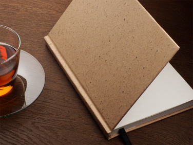 Logo trade promotional giveaways image of: Recycled Coconut Notebook 209734100