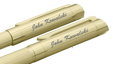 Logo trade advertising products picture of: MACBETH pen set 98203600
