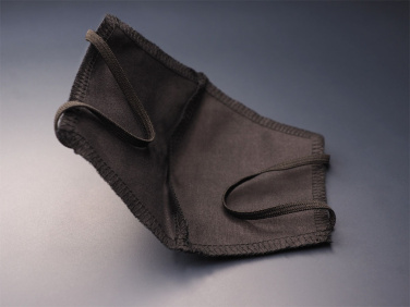 Logo trade business gift photo of: BLACK-BLACK cotton face mask 140116500