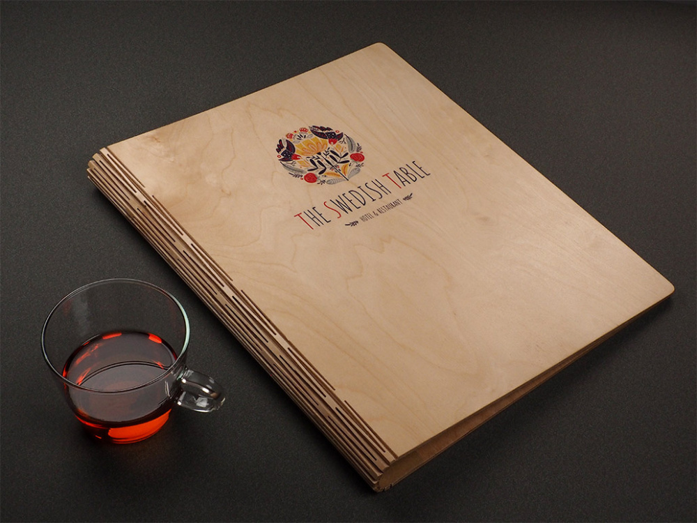Logo trade promotional giveaway photo of: Menu cover 1106121