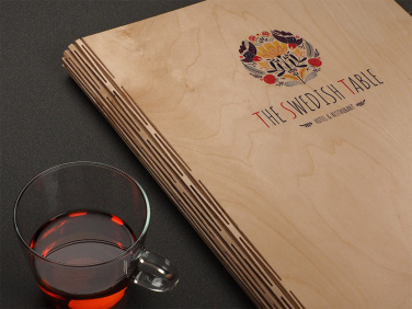 Logo trade promotional giveaways image of: Menu cover 1106121