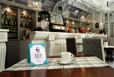 Logo trade advertising products picture of: Promo menu 1115119