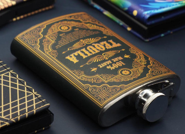Logo trade promotional giveaways picture of: Hip flask 425119