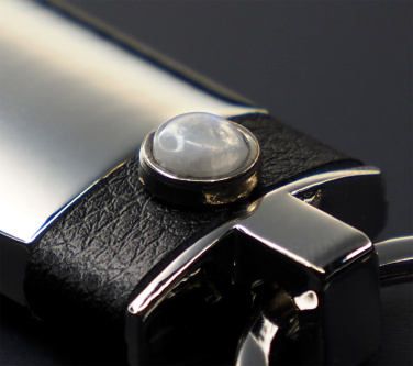 Logotrade promotional merchandise picture of: Moonstone Keyring 1295095
