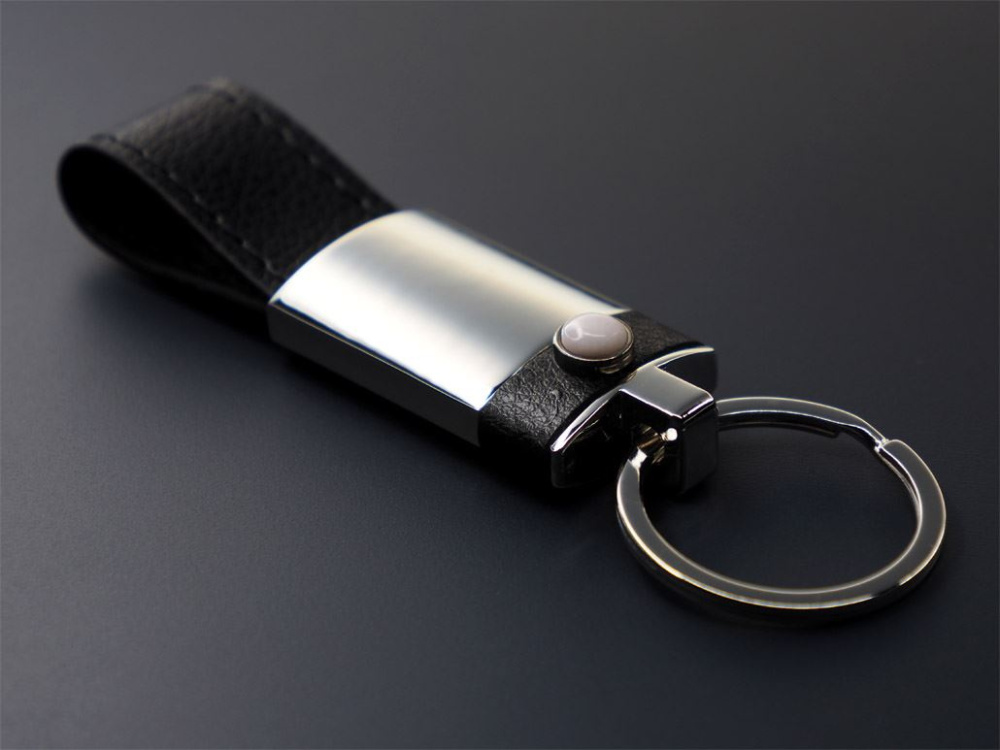 Logo trade promotional product photo of: Opal stone Keyring 1294095
