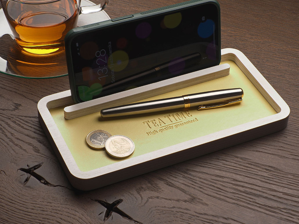 Logotrade promotional giveaway picture of: Wooden organiser 1844121