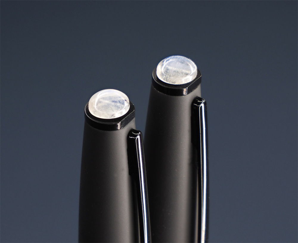 Logo trade corporate gifts picture of: Moonstone Pen set 1287036