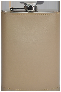 Logo trade promotional gifts image of: Hip flask 425131