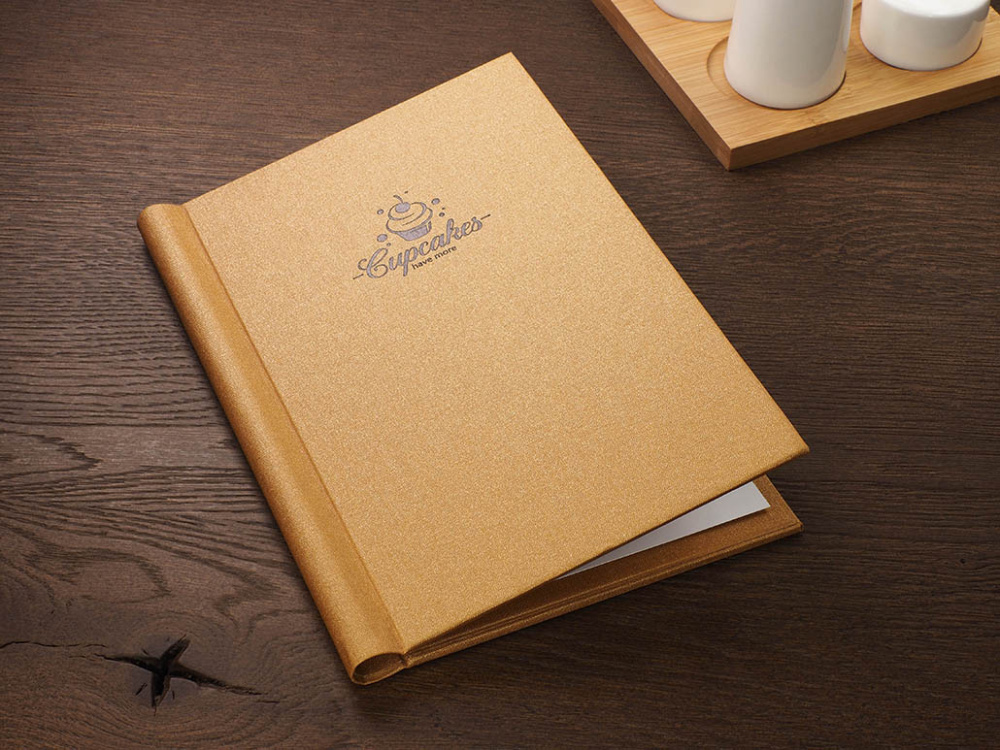Logo trade promotional items image of: Menu cover 1789280