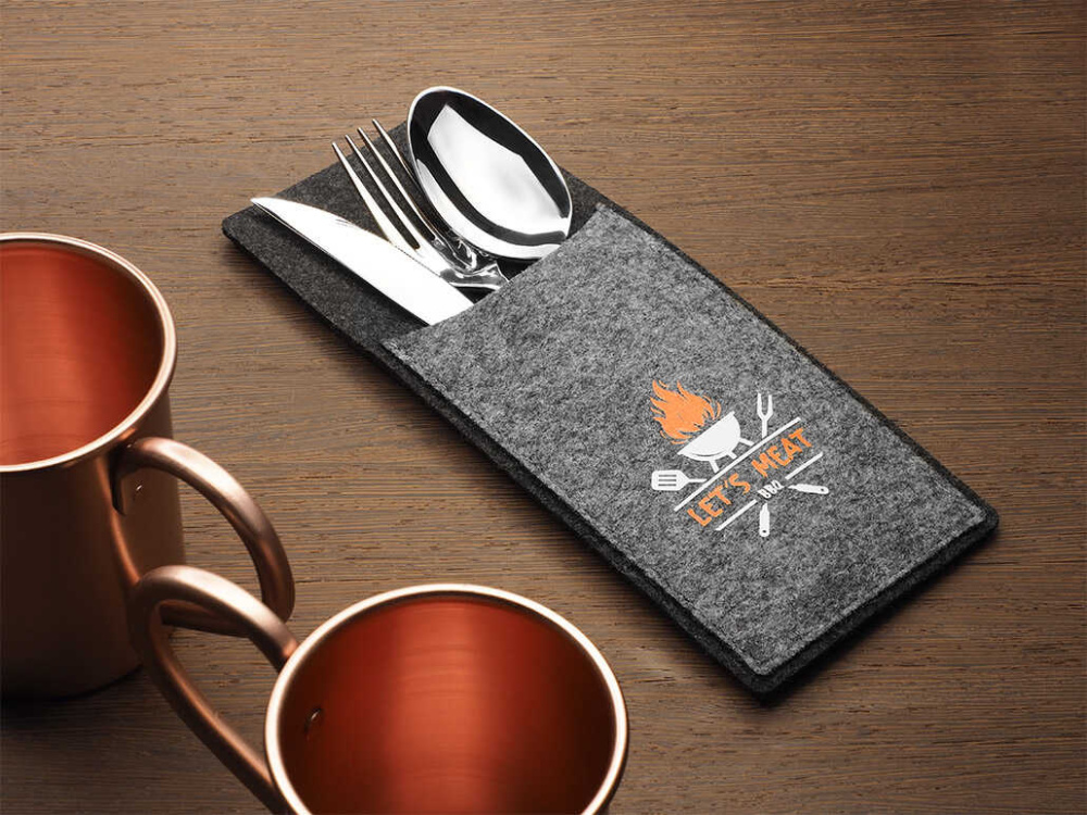 Logo trade promotional gifts image of: Cutlery case 1645246
