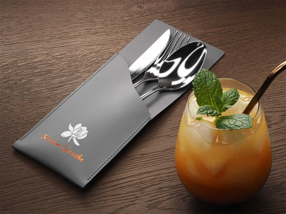 Logo trade advertising products image of: Cutlery case 1598094