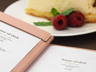Logo trade business gifts image of: Menu cover 1087281