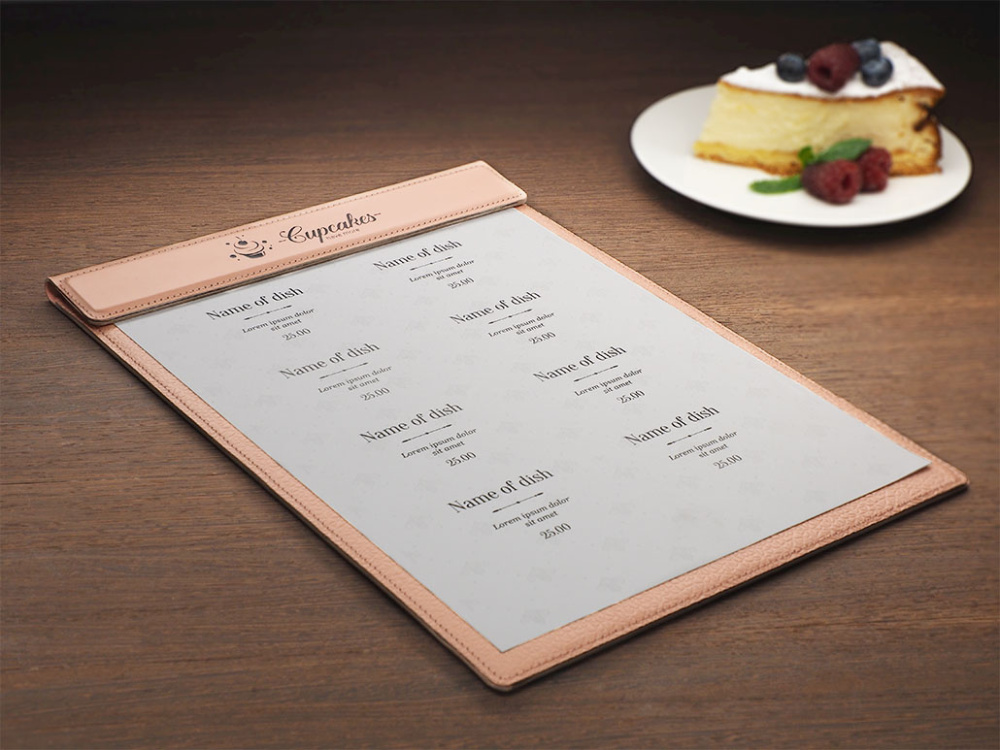 Logotrade promotional merchandise photo of: Menu cover 1241281