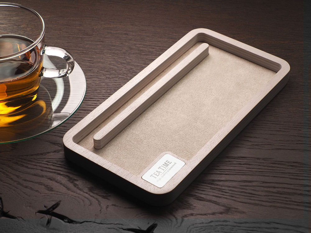 Logotrade promotional product image of: Wooden desk organiser 1818121