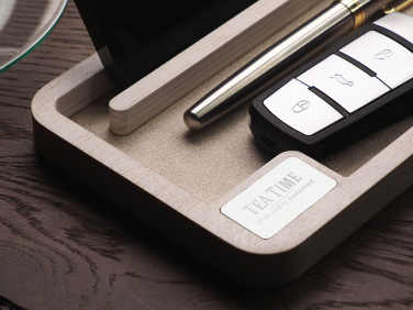 Logotrade promotional giveaway image of: Wooden desk organiser 1818121