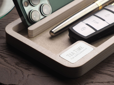 Logo trade promotional merchandise photo of: Wooden desk organiser 1818121