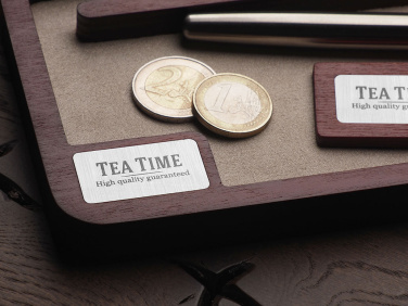 Logo trade promotional gift photo of: Wooden desk organiser 1818121