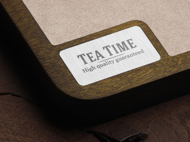 Logo trade advertising products image of: Wooden desk organiser 1818121