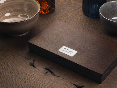 Logo trade promotional gifts image of: Wooden bill box 1816121