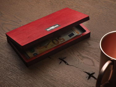 Logotrade corporate gift picture of: Wooden bill box 1816121