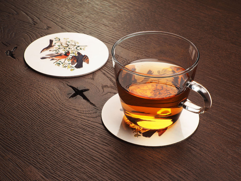 Logo trade advertising product photo of: Printed paper coaster 1837117