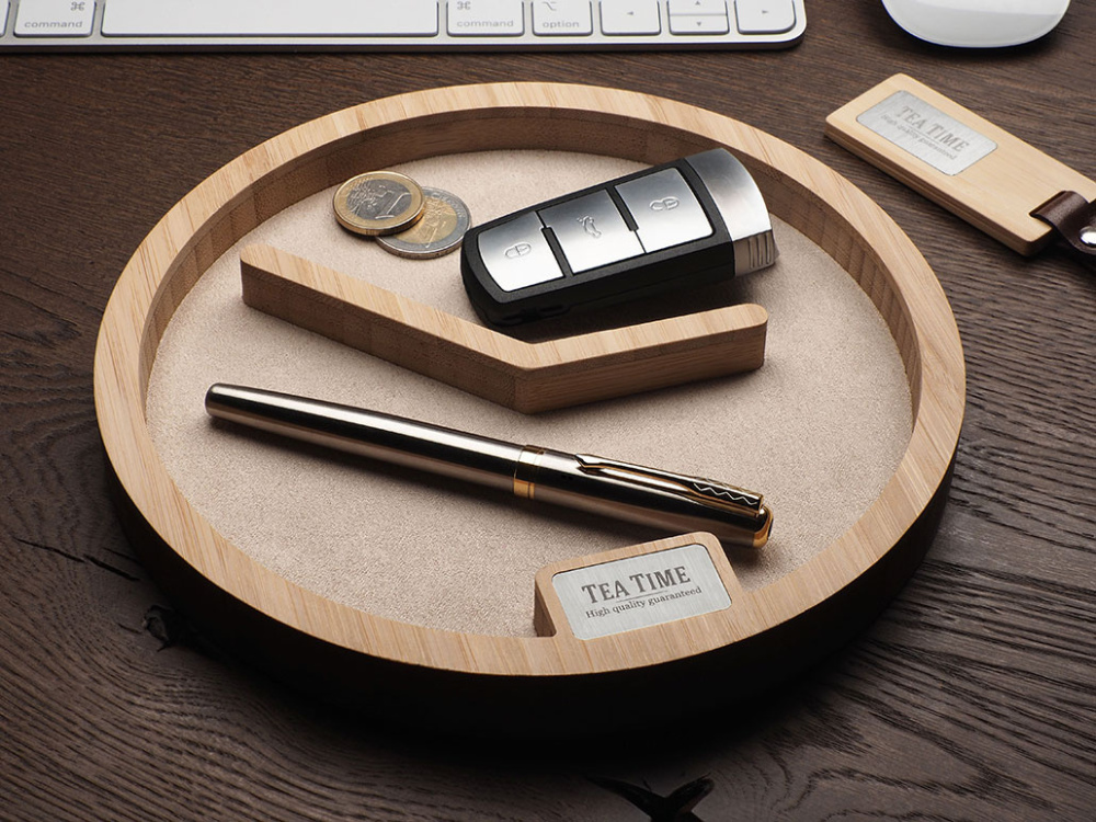 Logotrade advertising product picture of: Wooden desk organiser 1817292