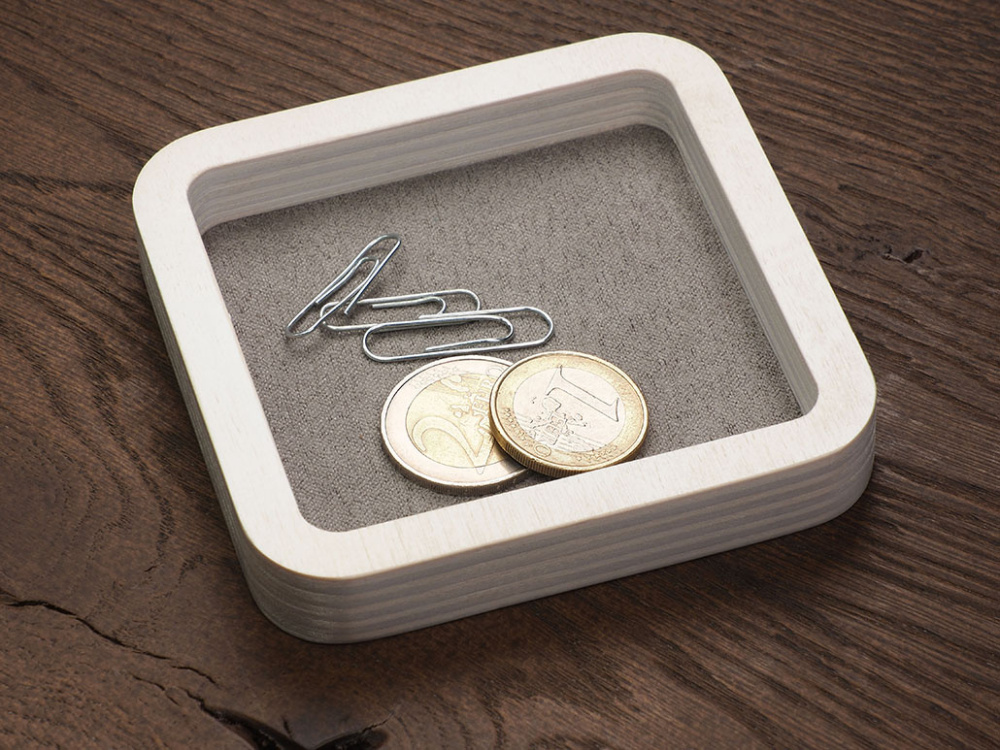 Logo trade corporate gift photo of: Wooden desk organiser 1849121