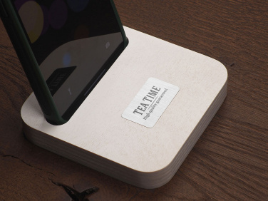 Logo trade corporate gift photo of: Wooden telephone stand 1848121