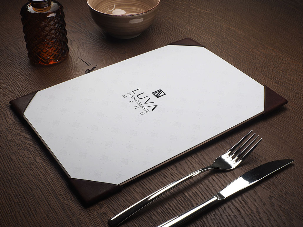 Logo trade advertising product photo of: Menu pad 1869121
