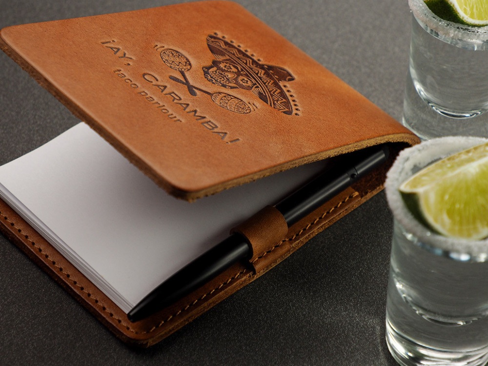 Logo trade promotional merchandise picture of: Waiter notepad 1202141