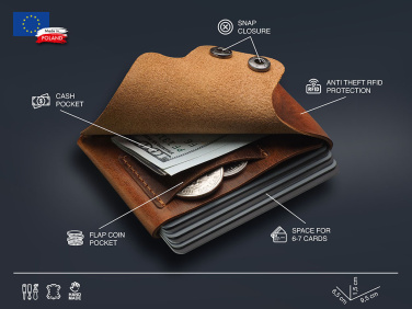 Logo trade promotional gift photo of: Wallet 384310