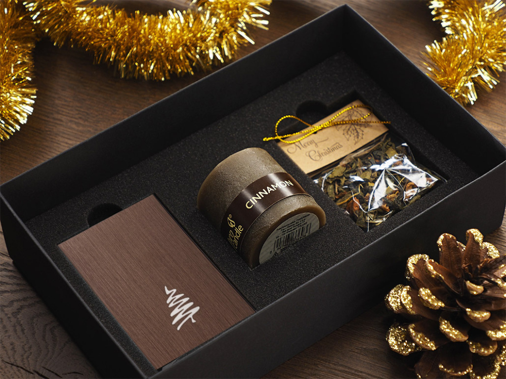Logo trade corporate gifts image of: Christmas set 1754155