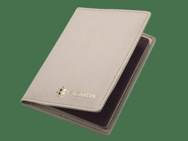 Logo trade promotional gifts image of: RFID passport case 1301113