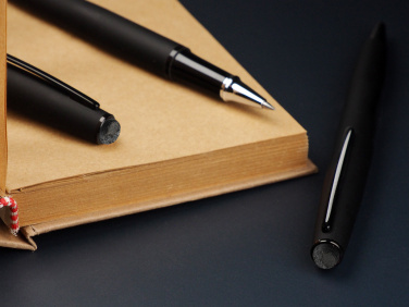 Logo trade advertising products image of: Pen set with coal 2094036