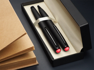 Logotrade promotional product image of: Coral stone Pen set 1285036