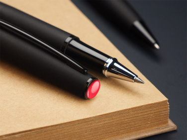 Logo trade promotional gift photo of: Coral stone Pen set 1285036