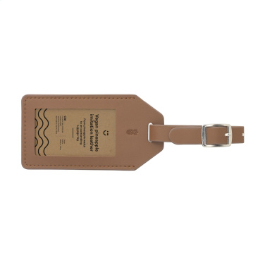 Logo trade corporate gift photo of: Vegan Pineapple Leather Luggage Tag